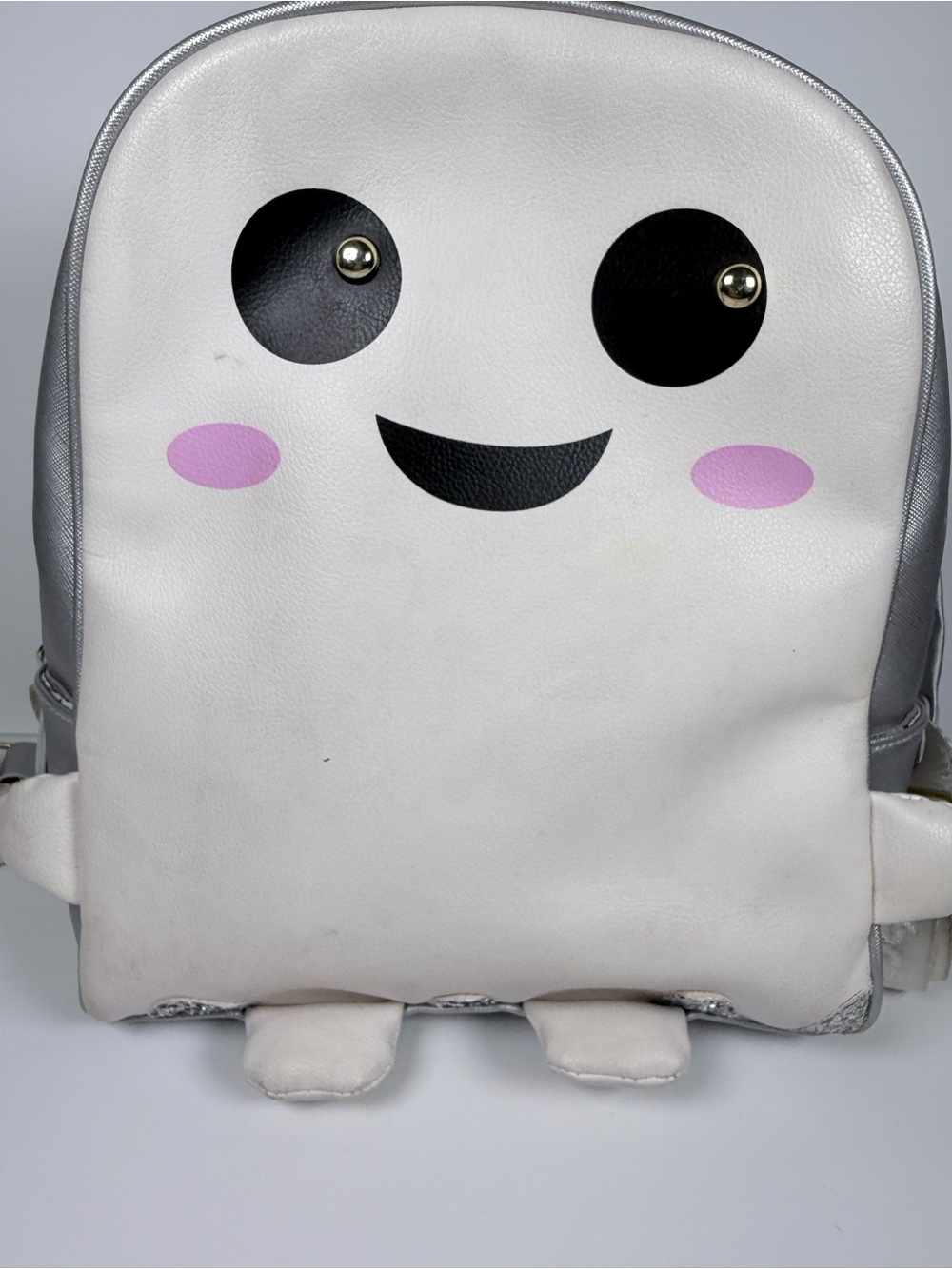 Betsey Johnson Luv Betsey White Ghost Casper Backpack Halloween Rare - Picture 2 of 16